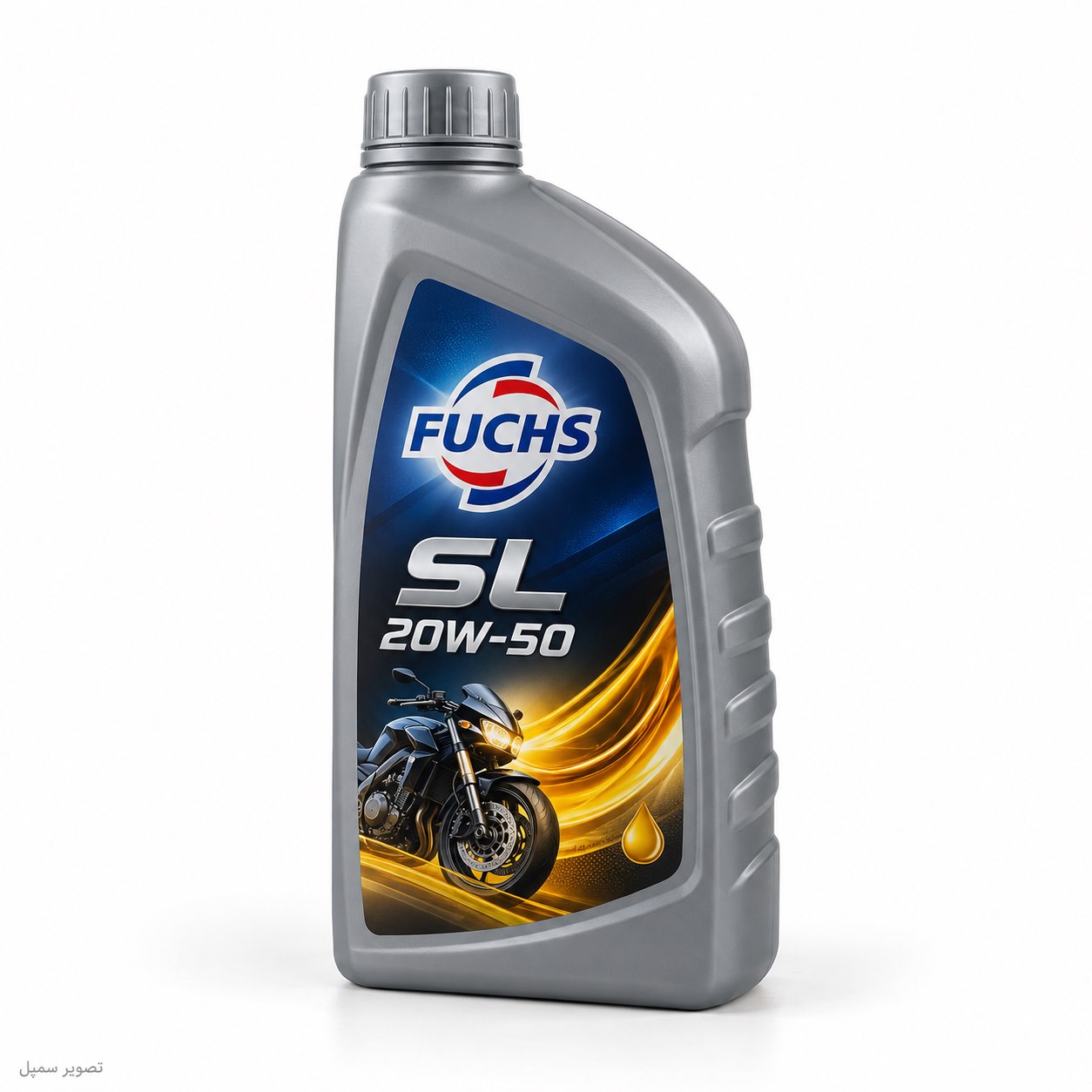 روغن موتورسیکلت 1 لیتری فوکس SL 20W-50؛ تصویر سمپل